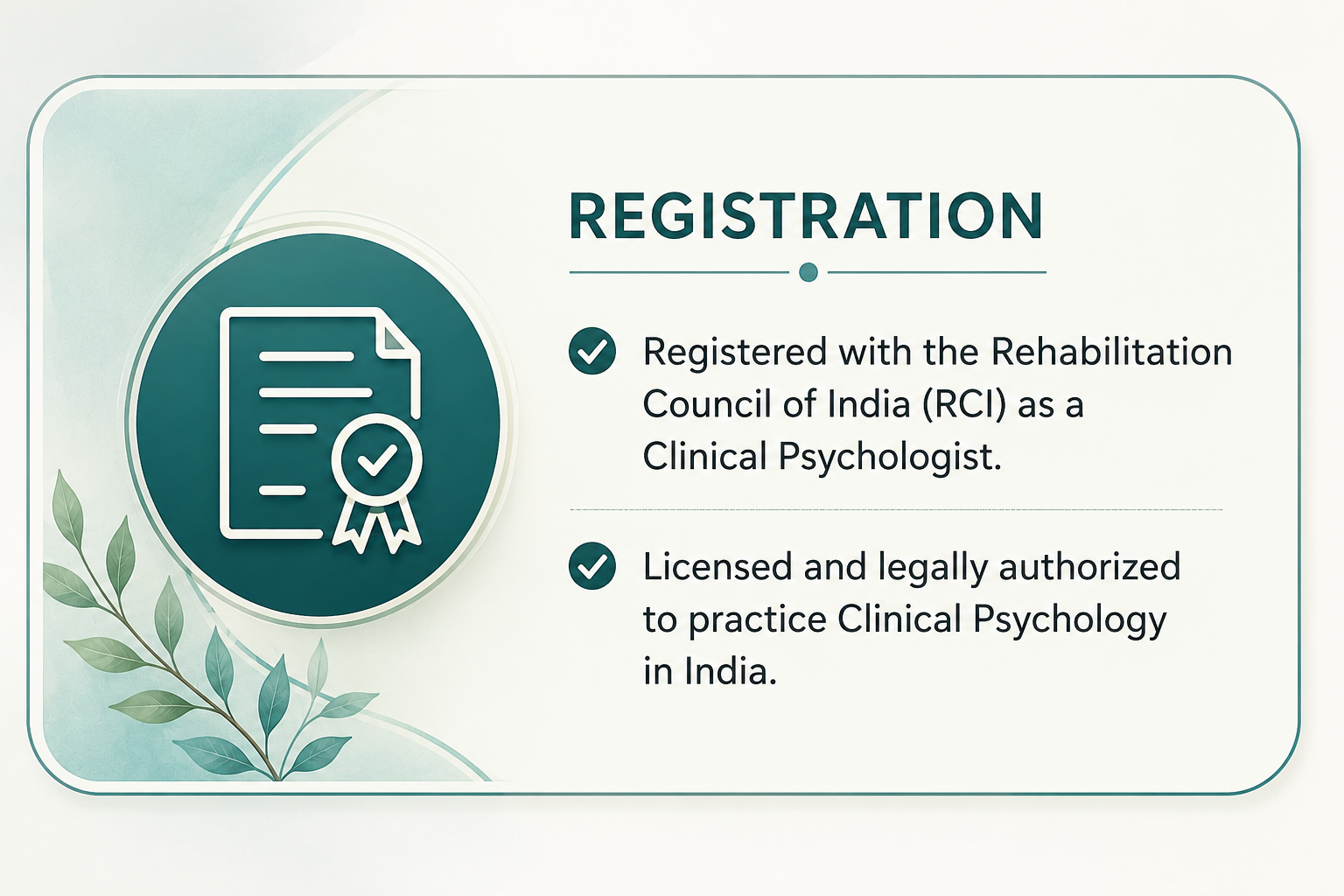 Registration Certificate